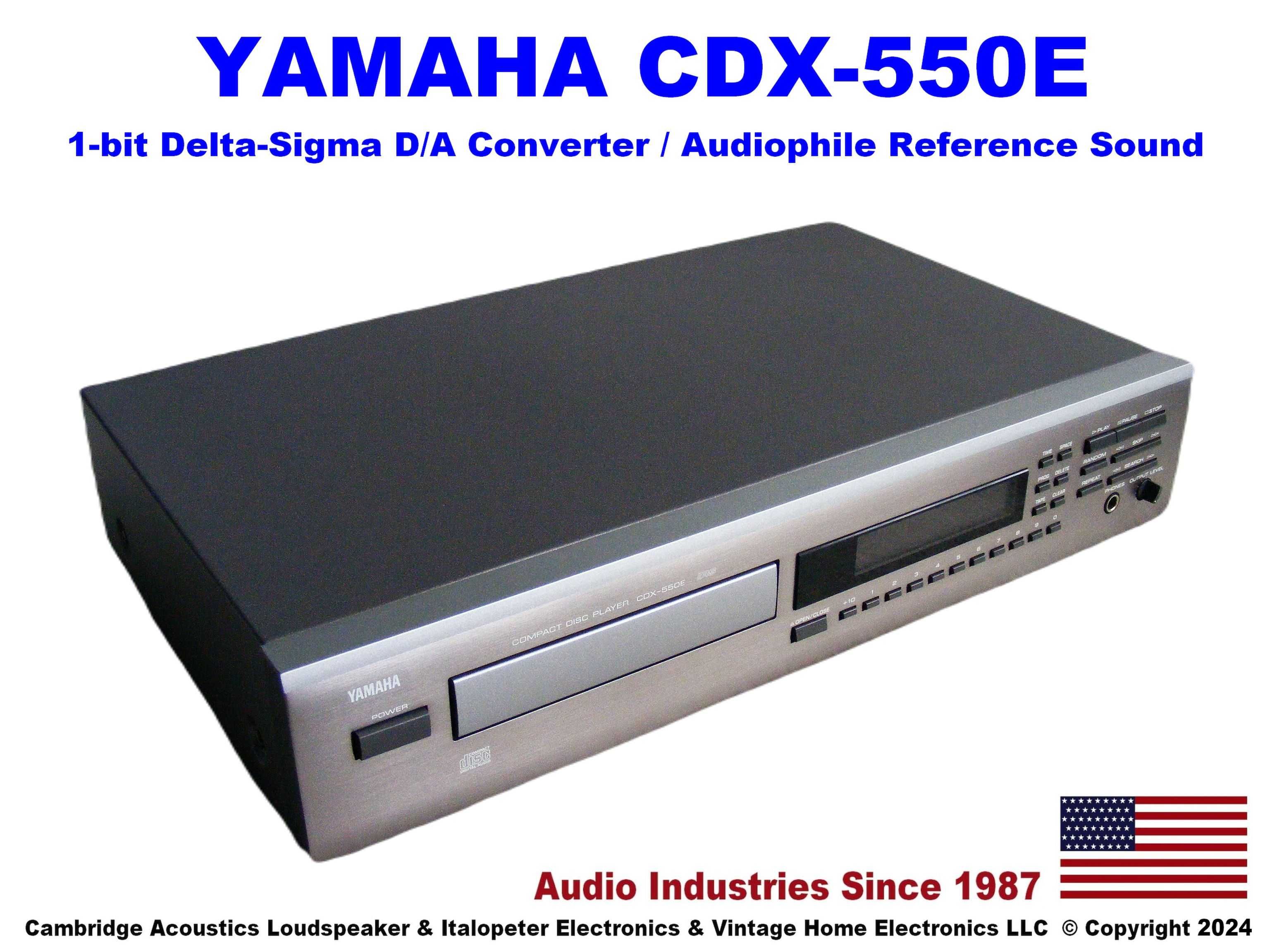 YAMAHA CDX-550E /1-bit Delta-Sigma/ HI-END /1991r. / Nowy Nieużywany