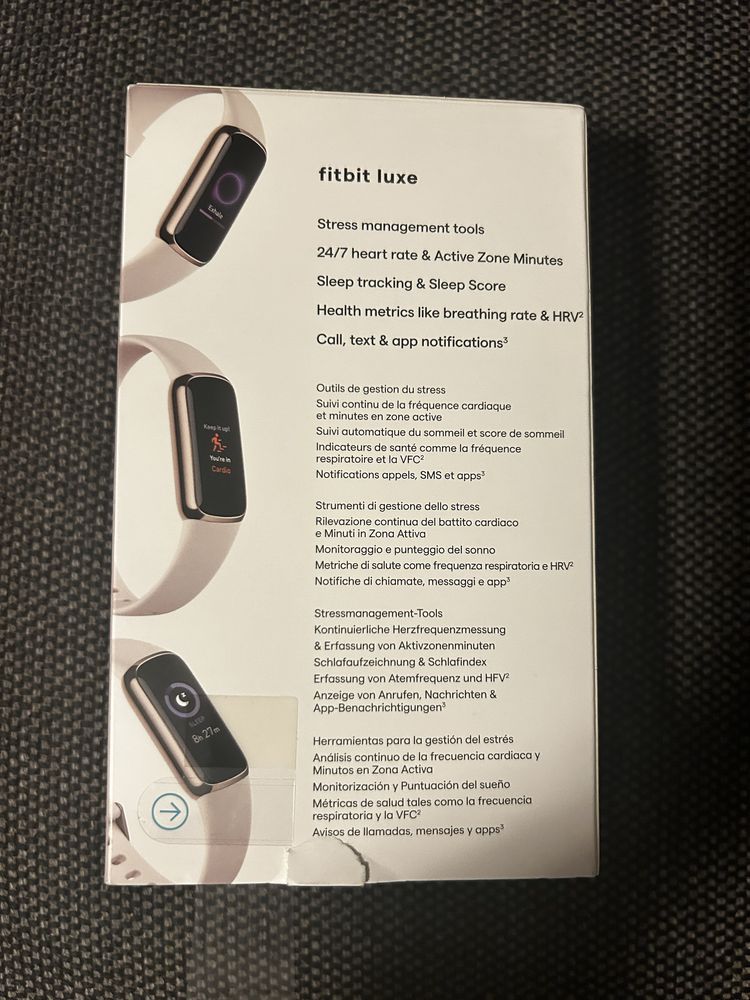 Fitbit Luxe tracker zegarek opaska  funkcyjna