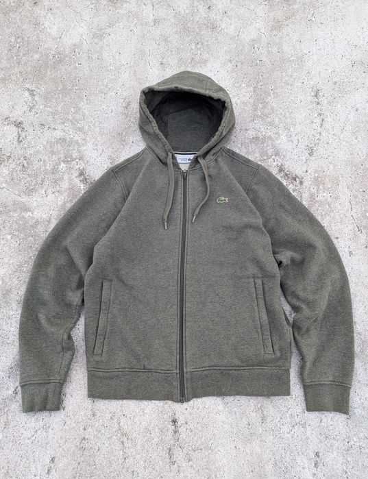 Кофта, зіп худі, толстовка, лакоста Lacoste оригінал на флісі розмір М