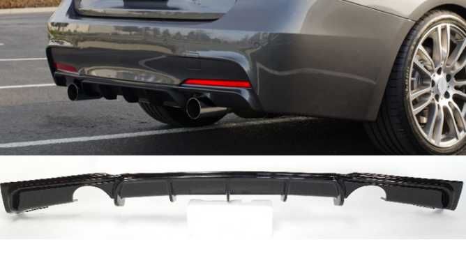 Dyfuzor Dokładka Spoiler BMW F30 F31 CZARNY POŁYSK / CARBON