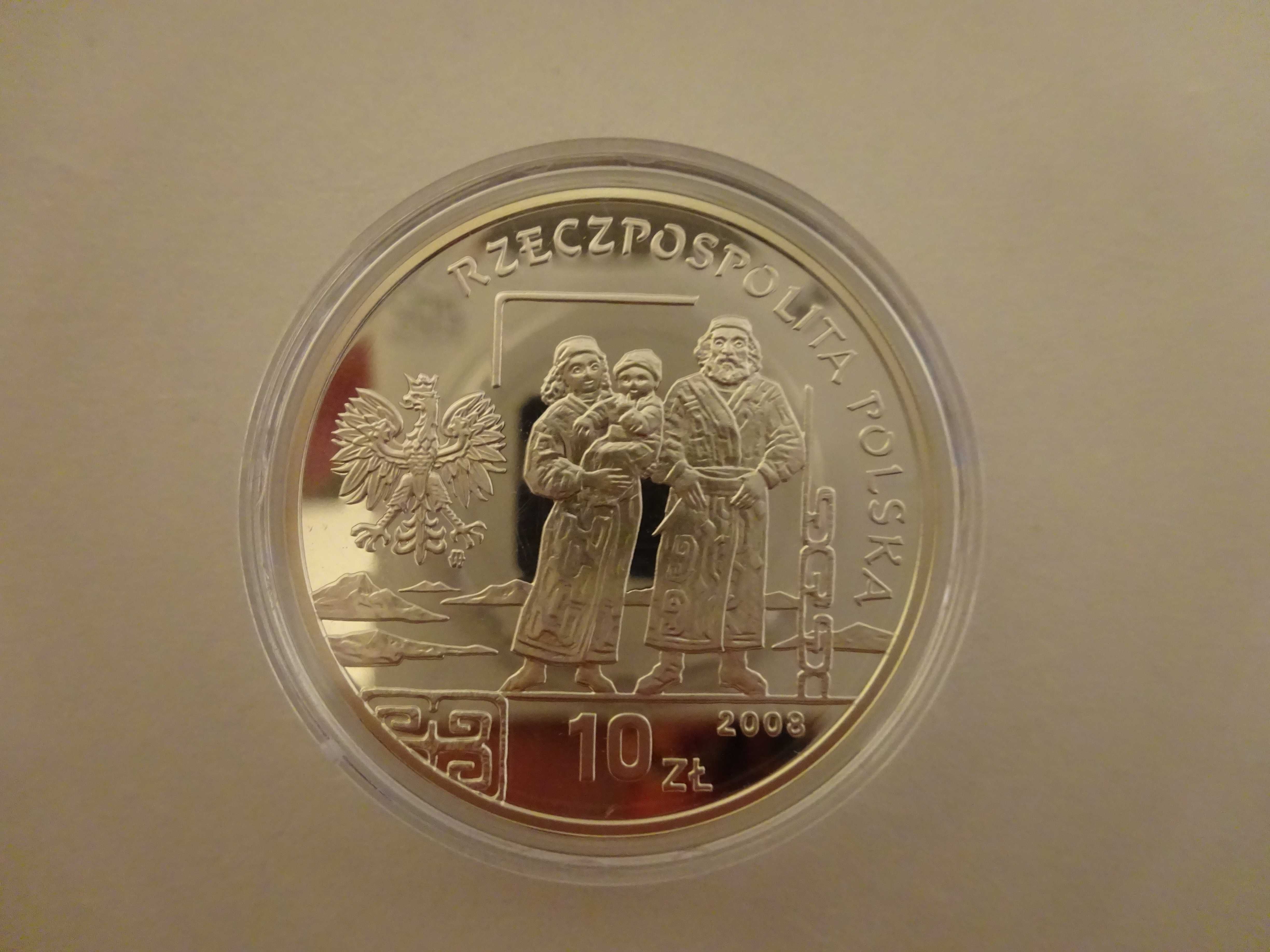 Moneta 10 zł. Bronisław Piłsudski 2008 Warszawa Ochota