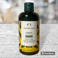 The Body Shop Wegański odżywczy szampon do włosów Banan