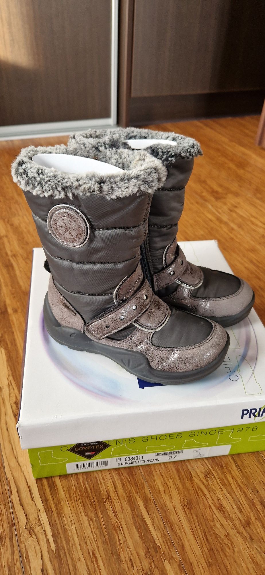 Primigi śliczne kozaczki śniegowce Gore-tex rozmiar 27 (17 cm) stan ba