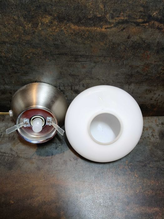 Lampa Grzybek, klosz barwiony w masie, vintage