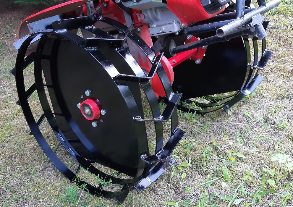 Duże koła metalowe 58cm do ciągnika jednoosiowego glebogryzarki