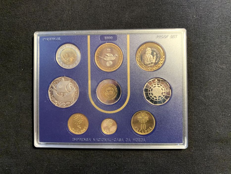 Moedas · Série Anual Escudos 1999 · Proof
