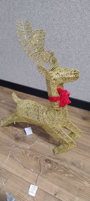 Renifer led świetlny duży XL ozdoby świąteczne Boże Narodzenie