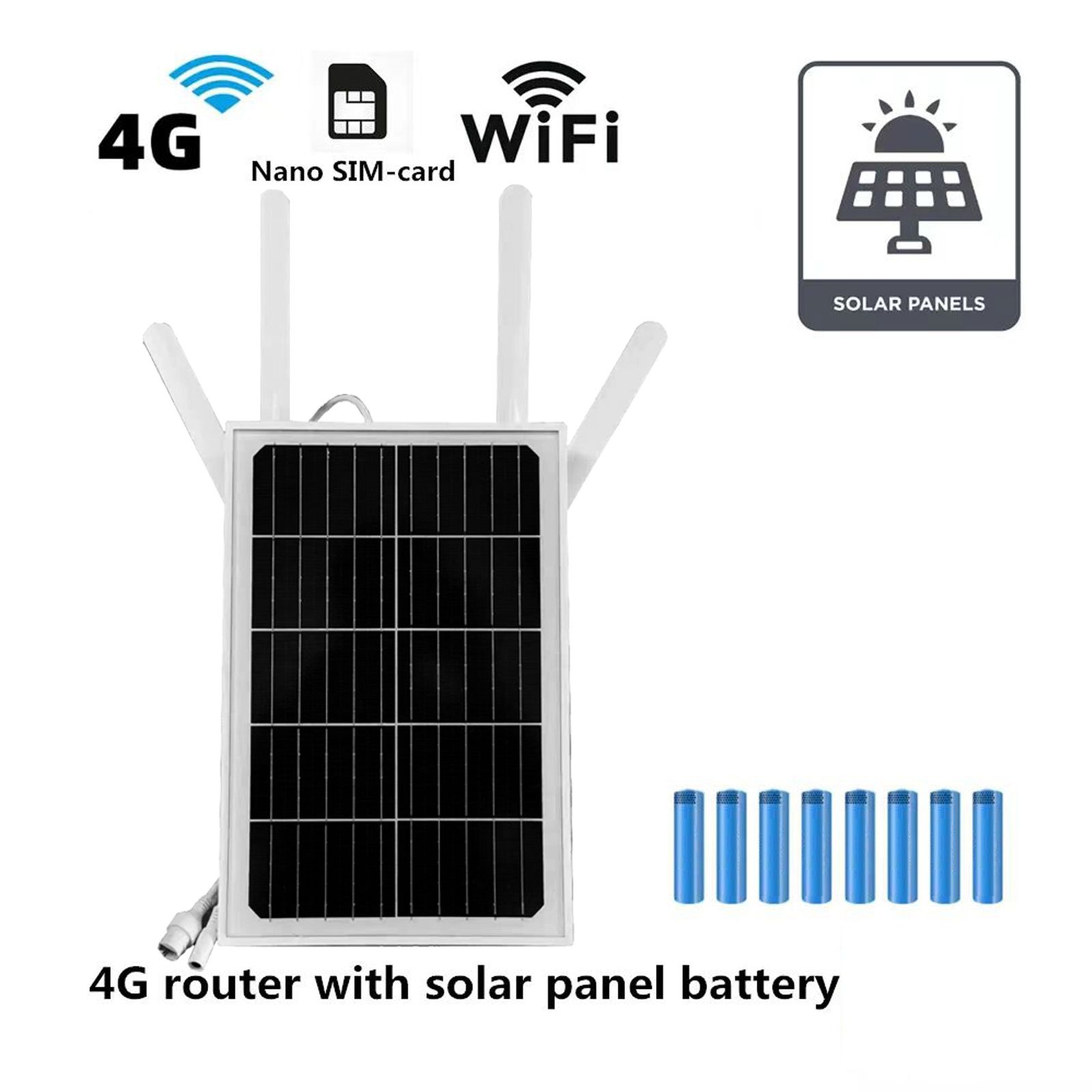Роутер 4G.  Маршрутизатор. Сонячна панель. Wi-fi . Ретранслятор