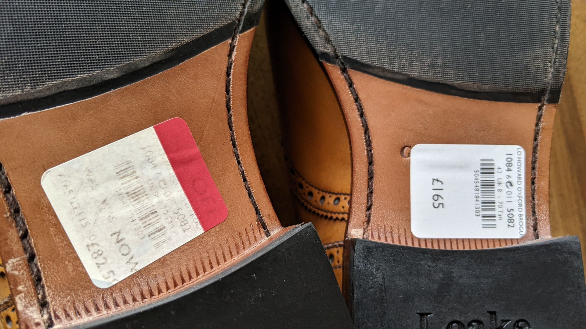 Туфли Loake броги оксфорд