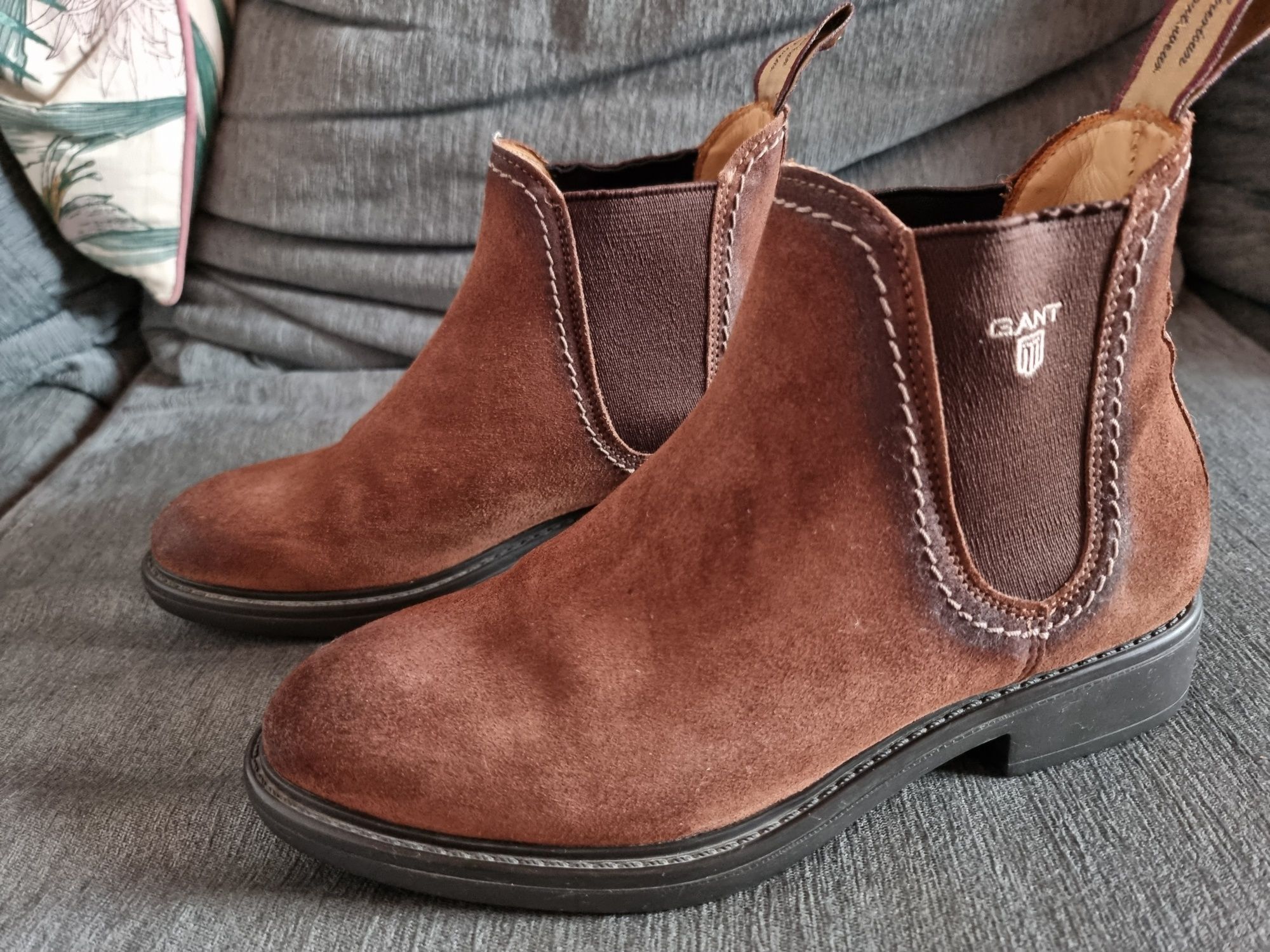 Botas castanhas da GANT 37