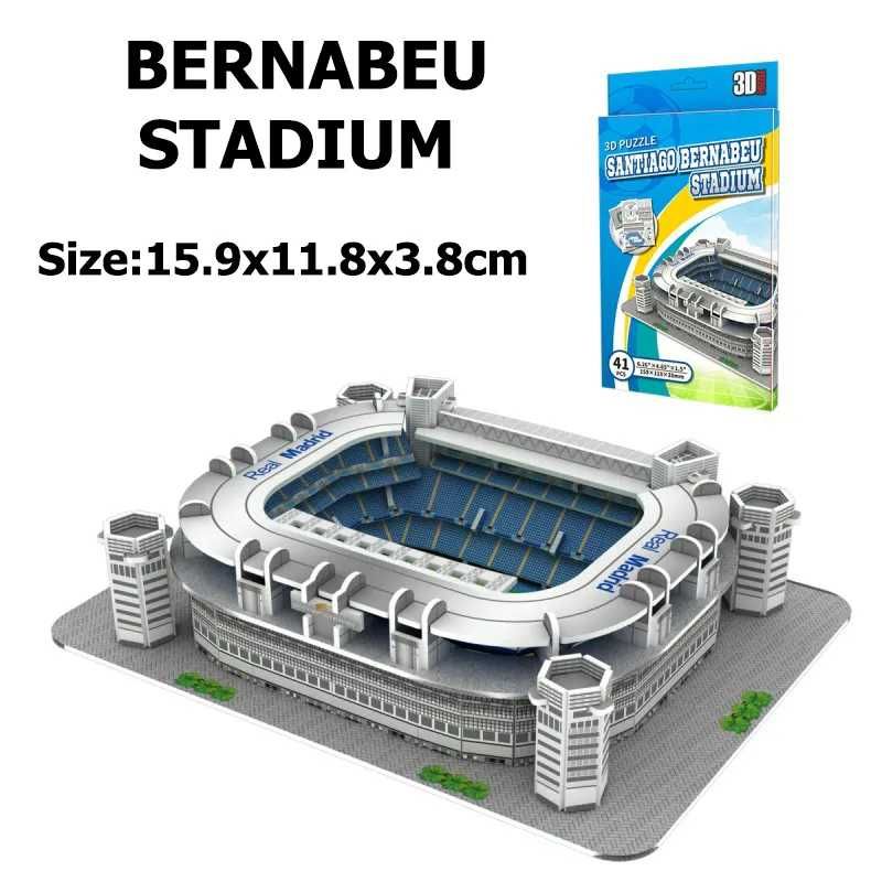 Mini Stadion Puzzle 3D Model - Santiago Bernabeu Real Madryt