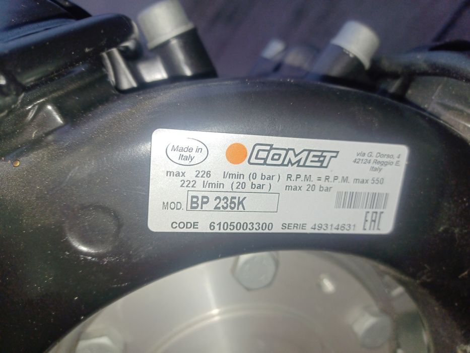 Pompa do opryskiwacza Comet BP 235 K