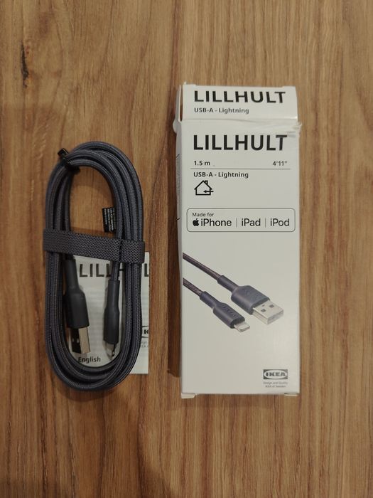 Cabo Lillhult USB-A - lightning 1,5m