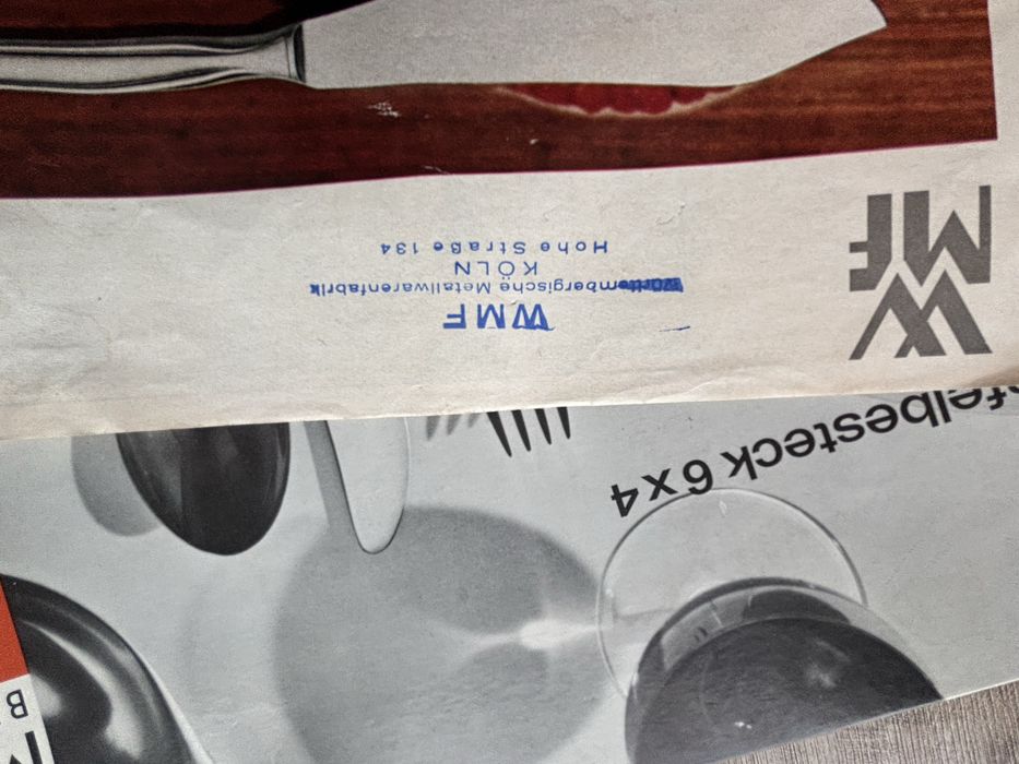 Zestaw sztućców 24 sztuki WMF posrebrzane