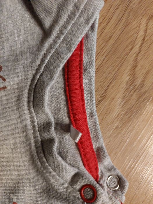 Body świąteczne długi rękaw, Mikołaj 5.10.15, rozmiar 62