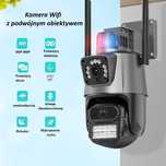 Najnowsza Kamera wifi 8Mpx 4k 8x zoom 2023r DWA obiektywy