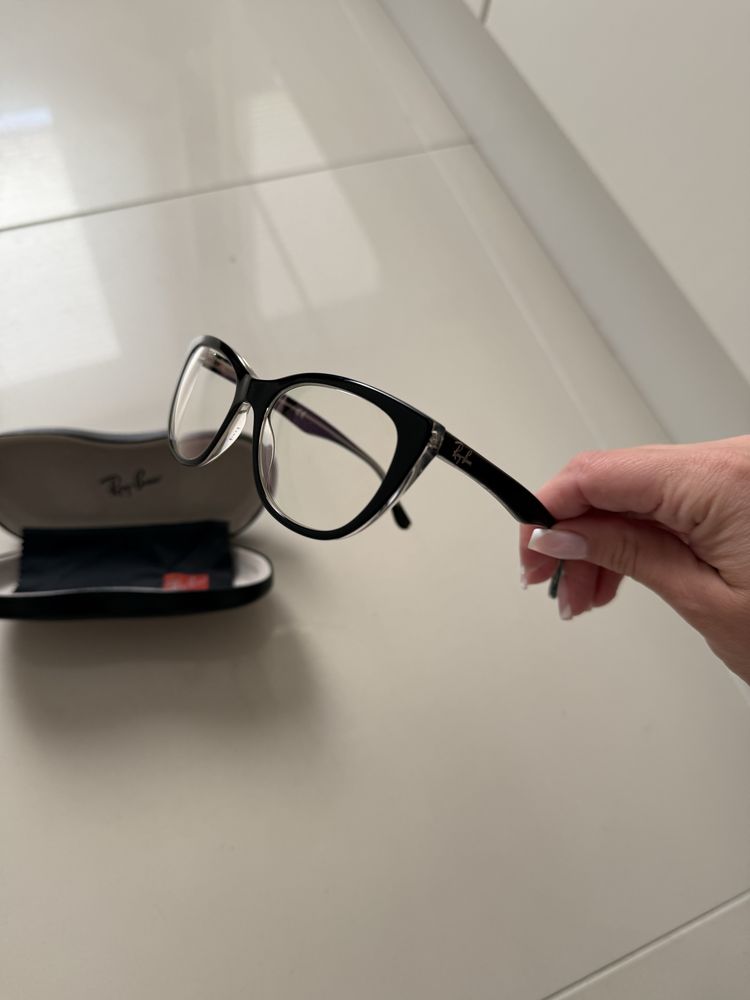 Okulary korekcyjne oprawki RAY BAN szkła zerówki RB 5322 czarne