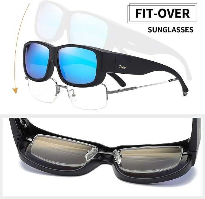DUCO okulary przeciwsłoneczne zakrywające okulary Korekcyjne Cen k 198