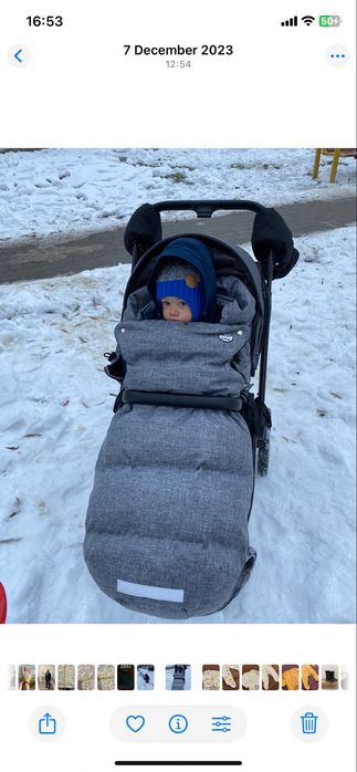 Decoza moms футмуф, конверт на коляску, санки + рукавиці