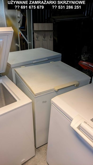 Używane zamrażarki skrzyniowe z gwarancją – możliwość dostawy