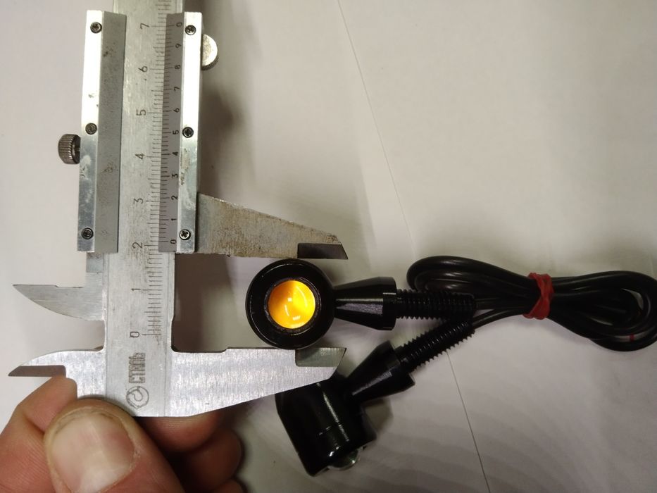 Поворотники  пулі метал на мотоцикл світлодіодні