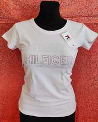 Biała koszulka damska Tommy Hilfiger S M L XL wysyłka pobranie Nowość