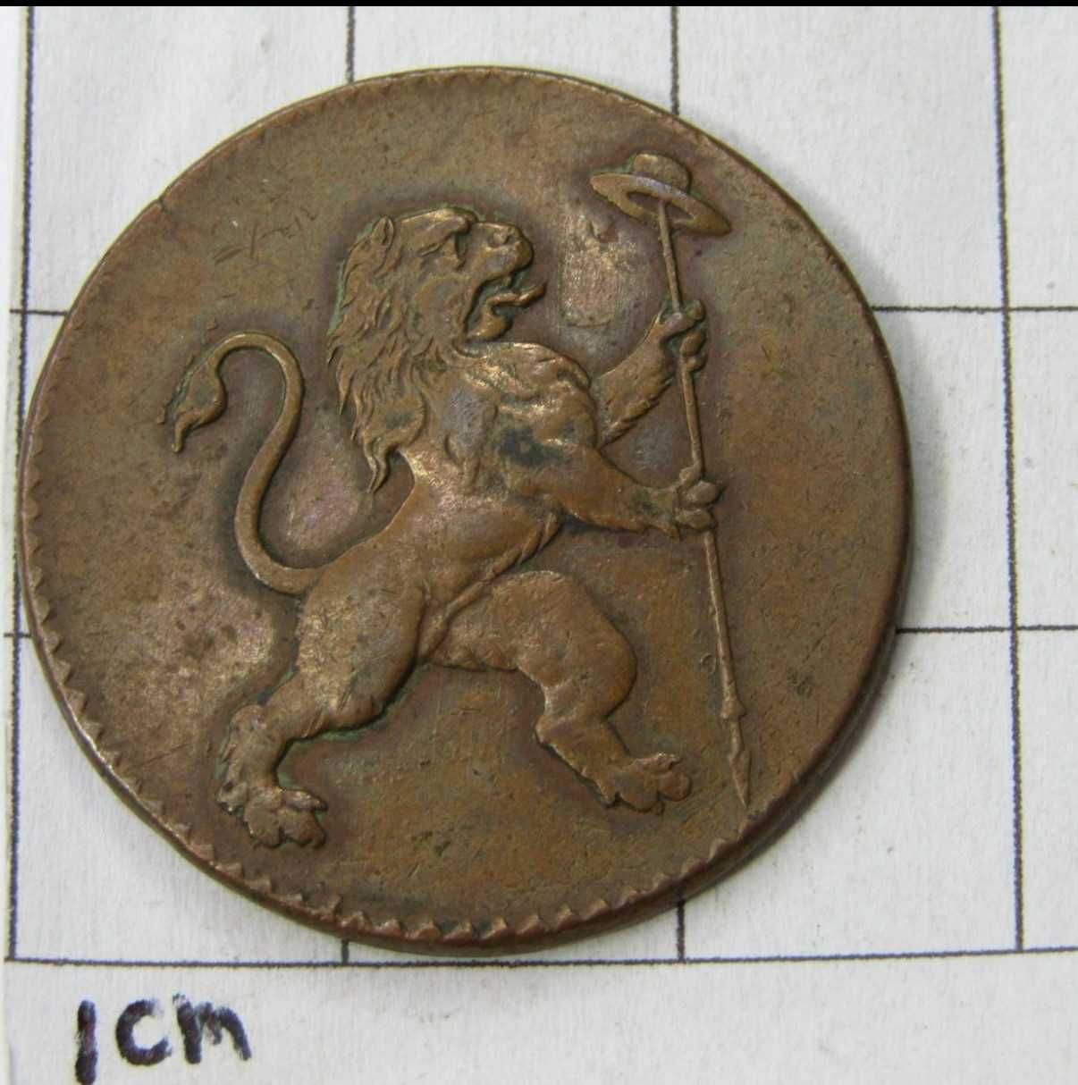 1790 Bélgica Áustria Países Baixos 2 Liards/2 Oorden moeda