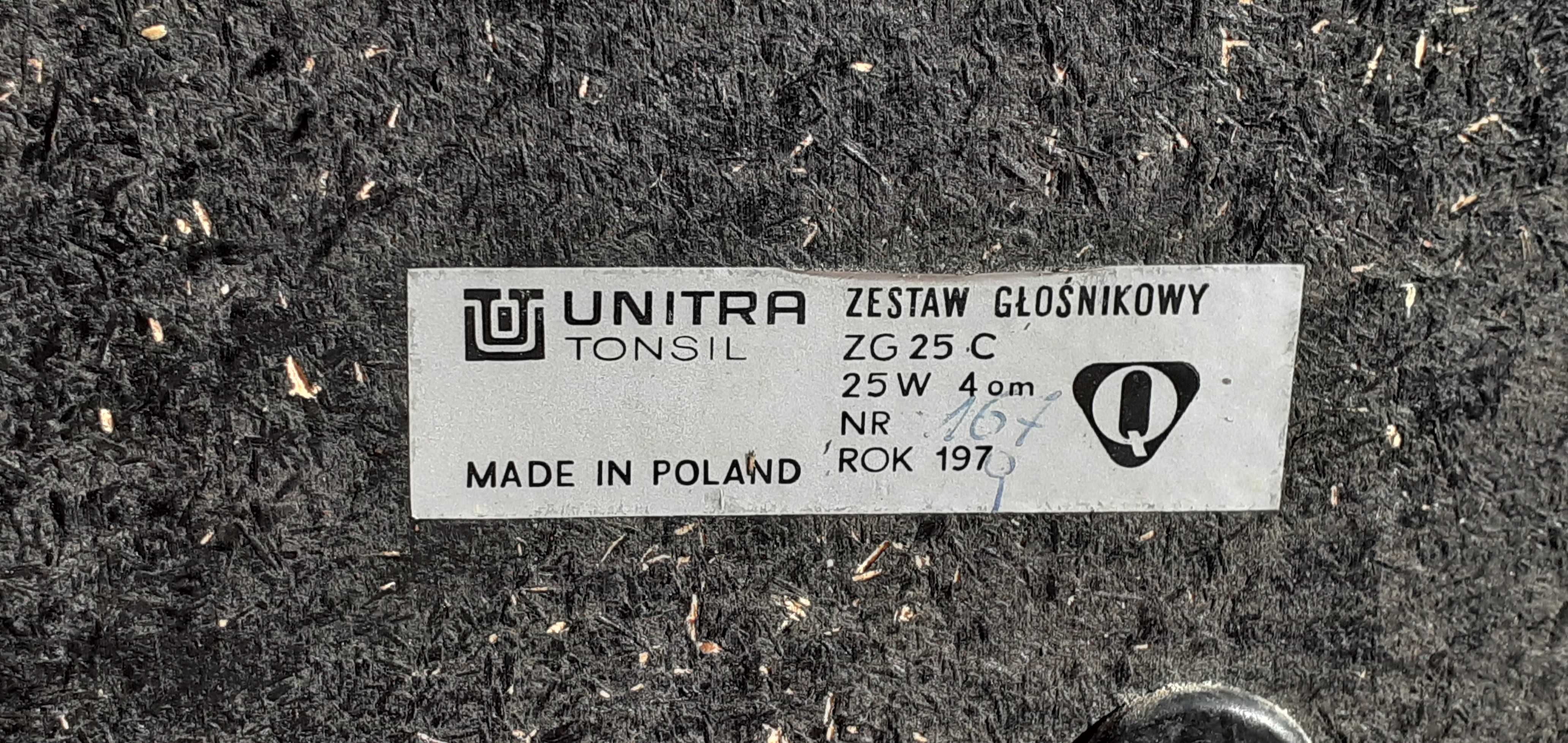 Odbiornik Radiowy RADMOR 5102-TE + kolumny Tonsil ZG-25C