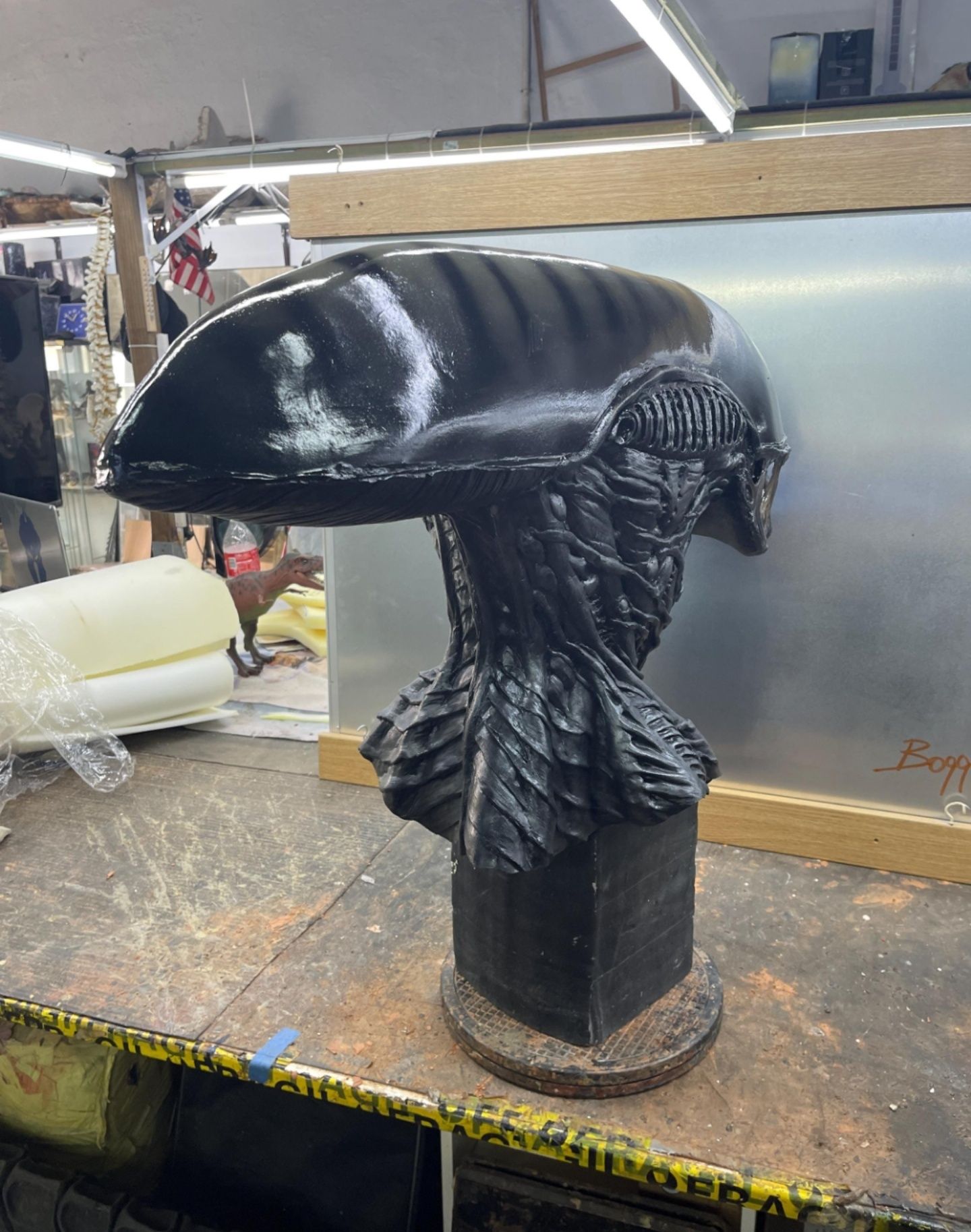Máscara Alien Xenomorph Premium em Látex