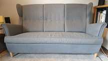 Sofa 3-osobowa Strandmon, Ciemnoszary Nordvalla (z IKEA)