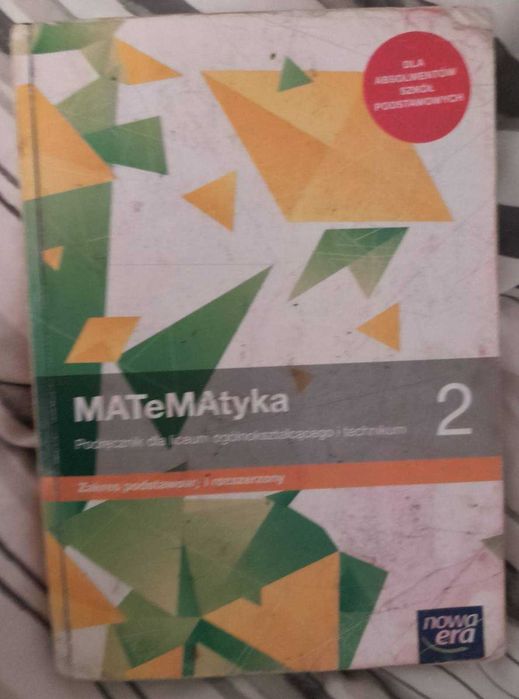 Matematyka 2 zakres rozszerzony nowa era - po zalaniu