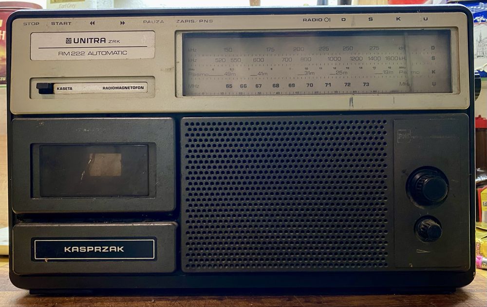 Radiomagnetofon Unitra Kasprzek ZRK RM 222