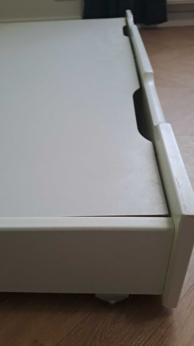 Łóżeczko dziecięce 120×60 Woodies + szuflada + otwarty bok