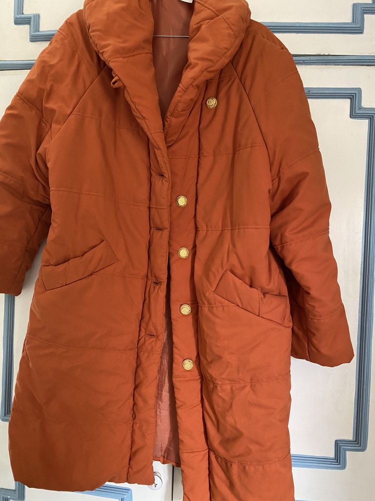 Parka laranja club voltaire