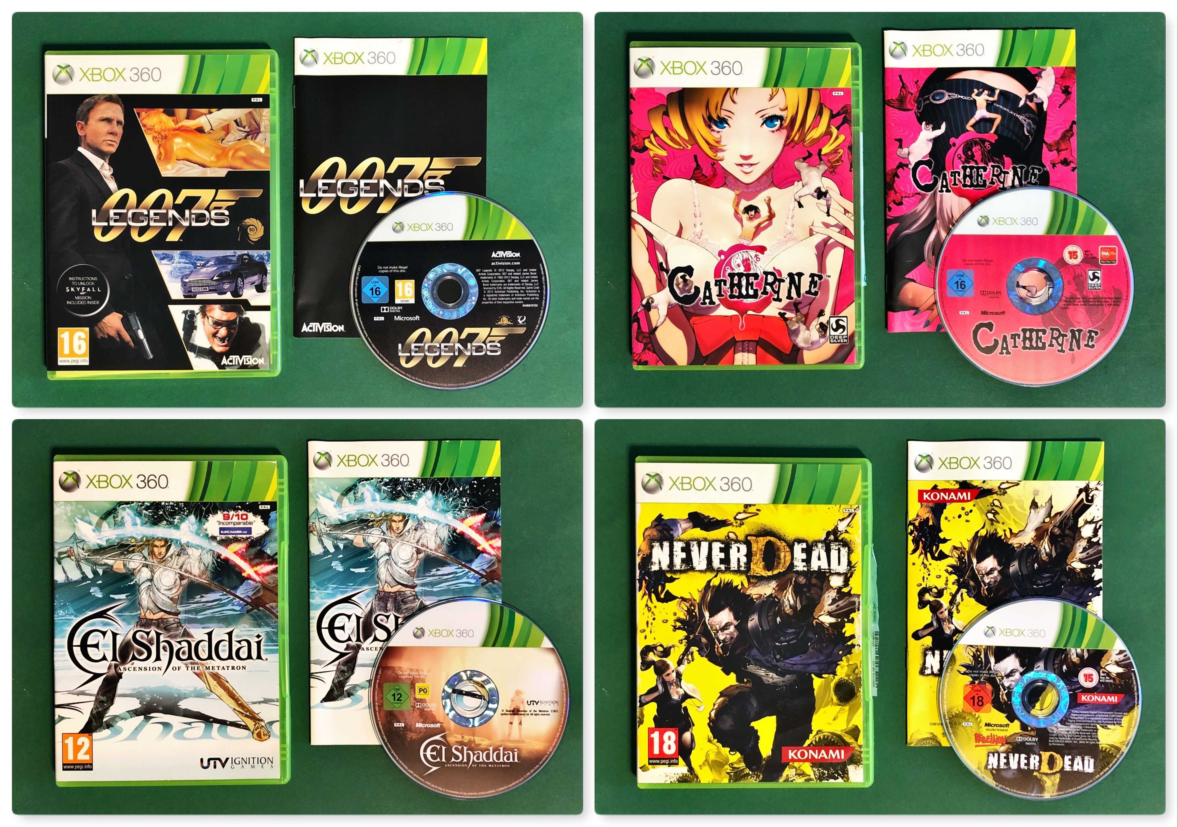 XBOX 360 [desde 4€] Alien Catherine Creed Shaddai Lego Ninja Pro Sport