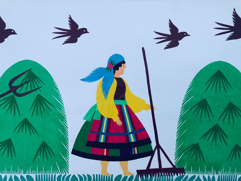 Wycinanka Łowicka .