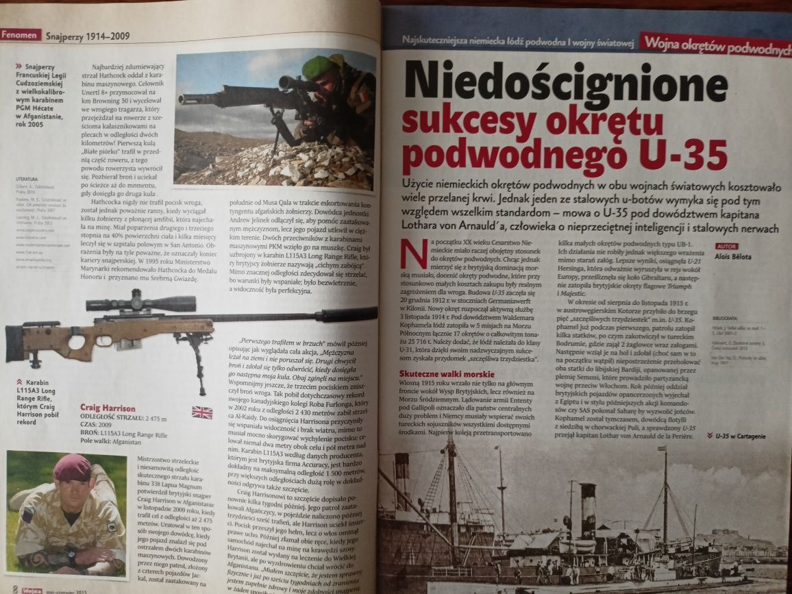 Wojna Revue . Magazyn poświęcony historii wojskowości . Nr 5-6/2015.