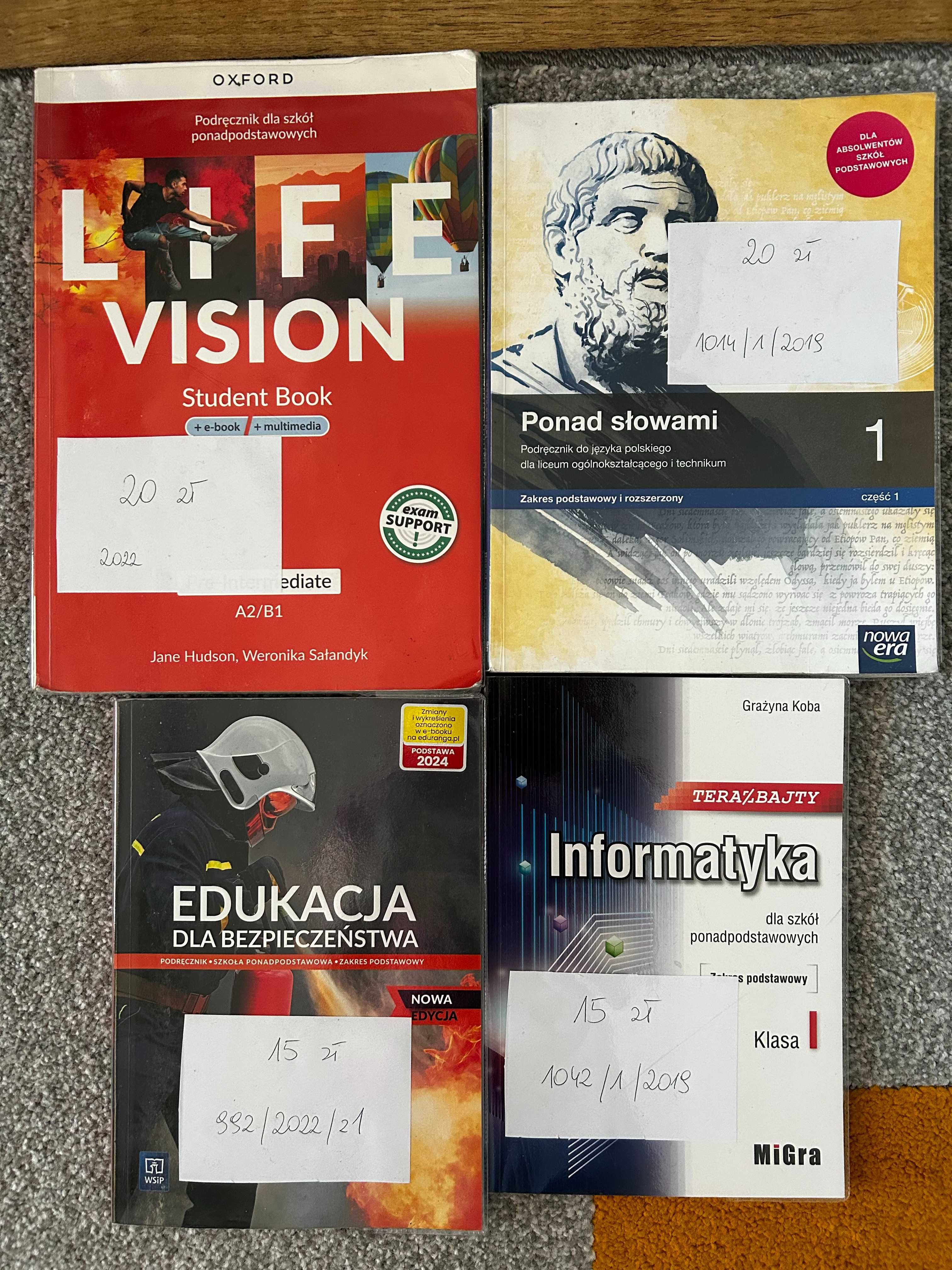 1 klasa LO podręczniki