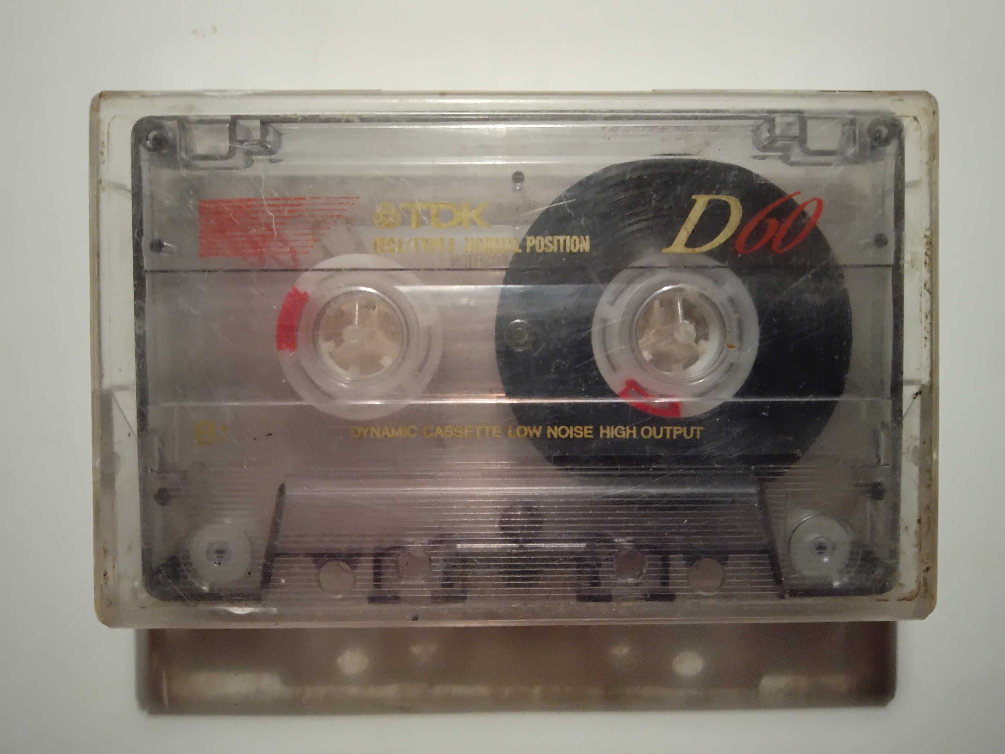 Аудио-кассета TDK D-60 , 60-минутная , одна штука .