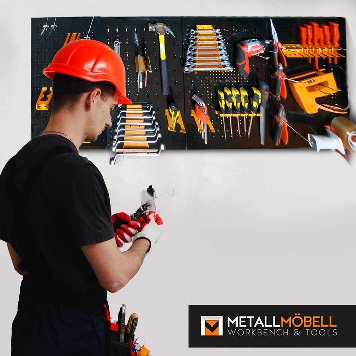 METALLMOBELL - Panel ścienny na narzędzia 160x60x2cm