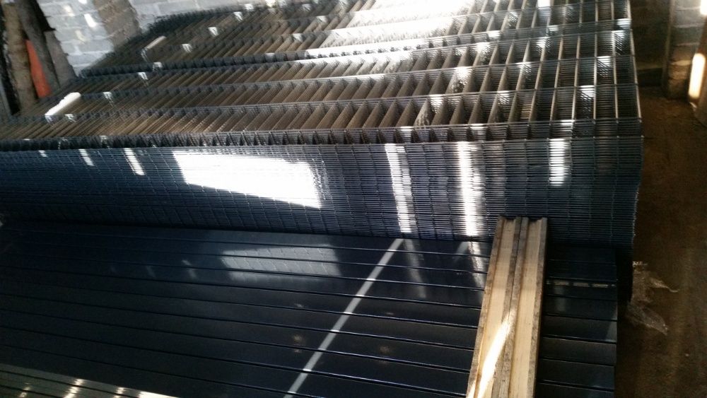 Panele ogrodzeniowe, ogrodzenie panelowe fi 4mm h 1530, słupki, obejmy