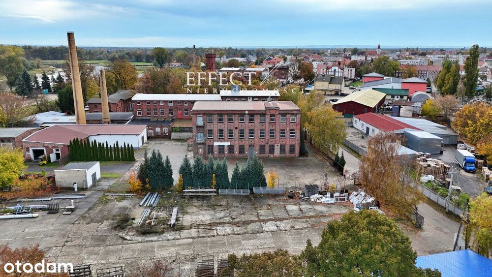 Teren przemysłowy hala produkcyjna 1550 m²