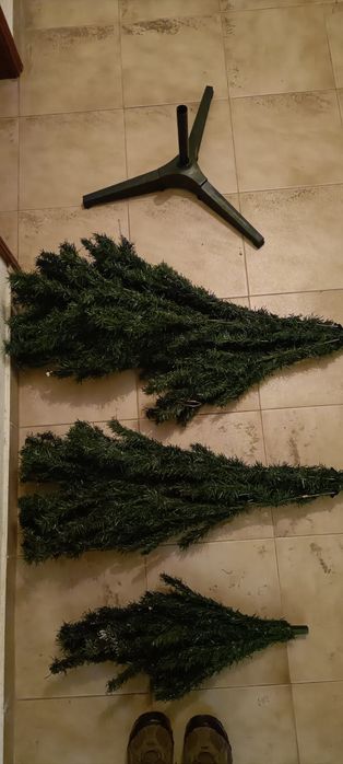 Árvore de natal a imitar pinheiro