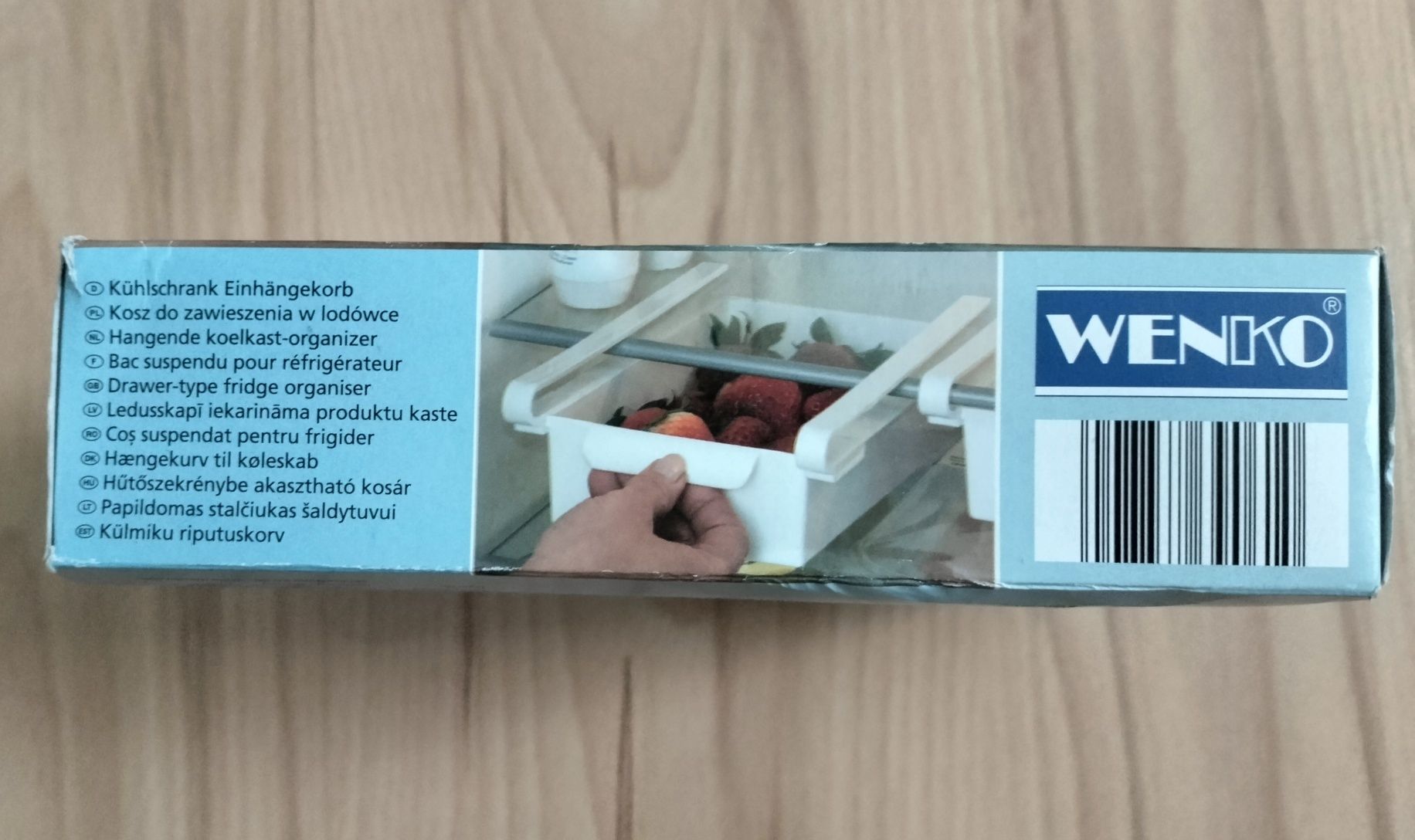 Zawieszany pojemnik / kosz do lodówki, z funkcją wentylacji - Wenko