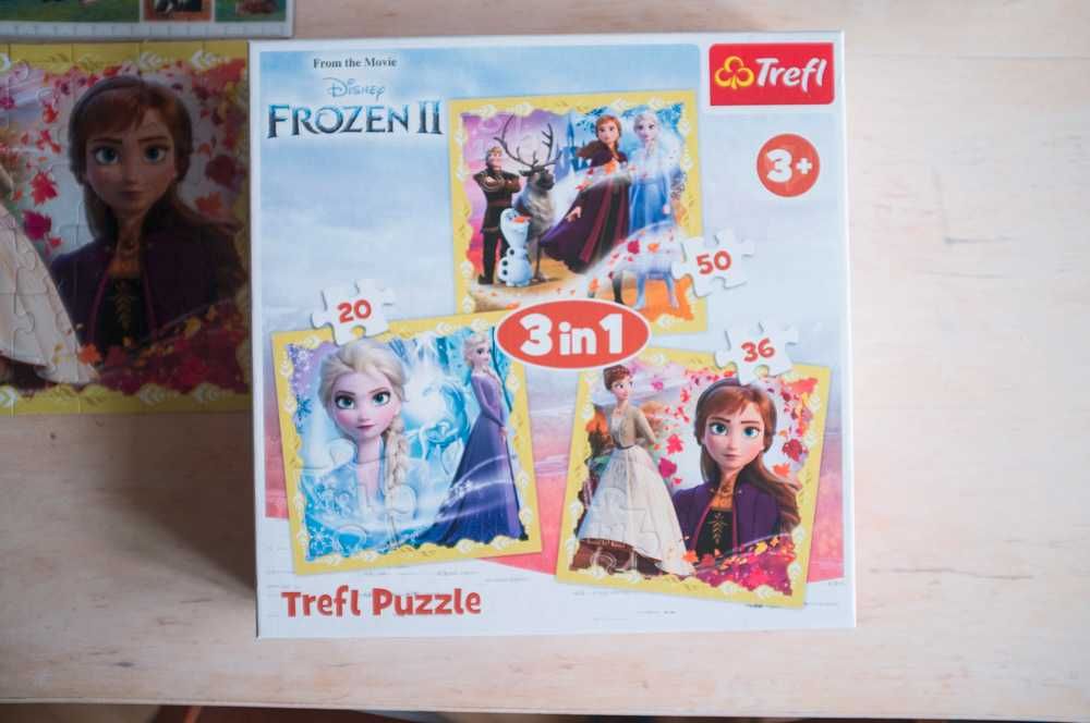 puzzle trefl kraina lodu II, 3w1, 3+