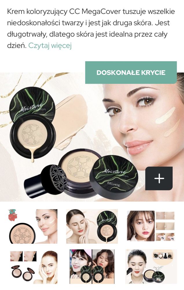 Krem koloryzujący podkład Moisture Cushion reklama *zupełnie nowy*