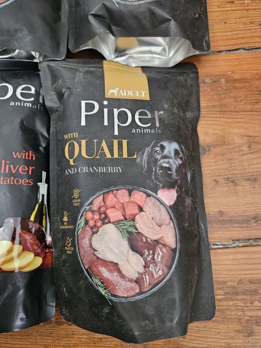 14  embalagens comida para cão (Piper) - poupa 38eu