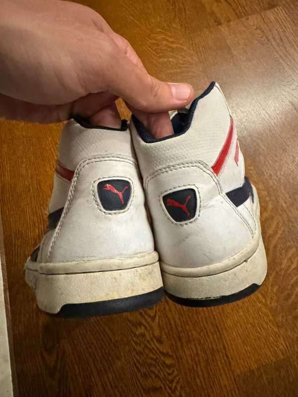 Buty Puma Rebound V2 Hi Junior White 37