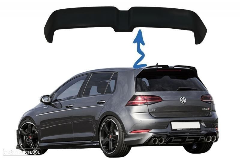 LIP SPOILER AILERON PALA ABA Lâmina RABETA VW GOLF 7 7,5 GTI R TCR