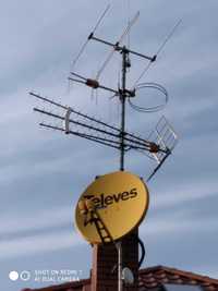 Anteny TV naziemne i satelitarne, RTV. Usługi elektryczne i gazowe
